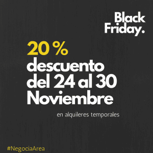 Black Friday en negocia area