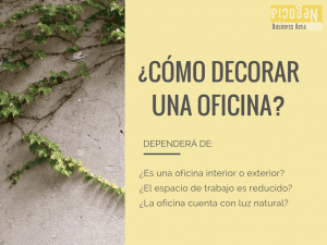 Como decorar una oficina