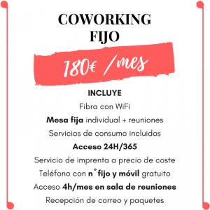 Coworking pase mensual