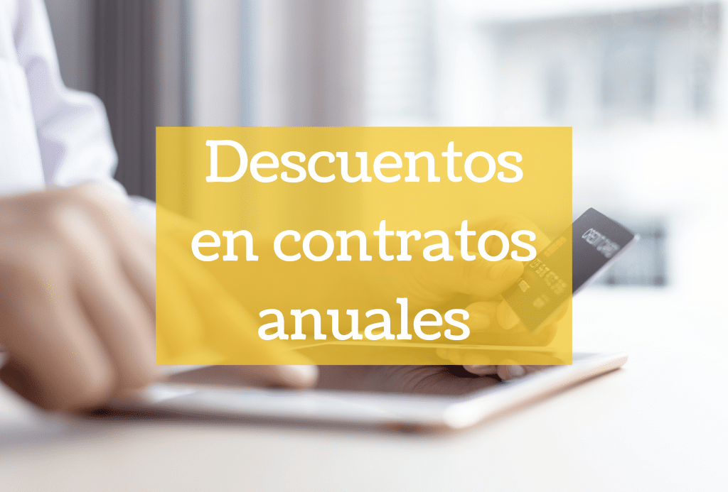 descuentos contratos anuales oficinas